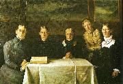 Michael Ancher det brondumske familiebillede Germany oil painting artist